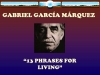 13 phrases for living
