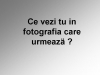 CE VEZI TU