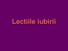 Lectiile iubirii