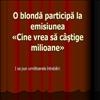 Test cu o blonda