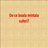 de ce boala mintala suferi